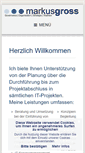 Mobile Screenshot of markus-gross.de